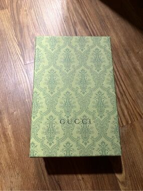 Gucci Sage Green Damask Gift Box